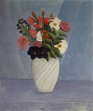 花の花束 1910 アンリ・ルソーの花の装飾 Oil Paintings